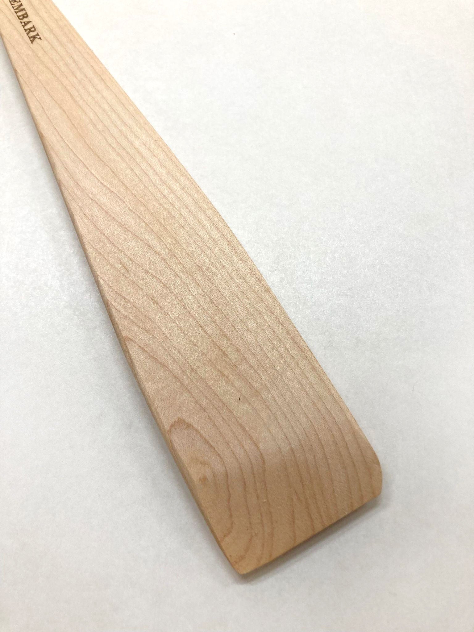 Handmade Maple Wood Flat Paddle Spatula - Four Leaf Wood Shop